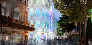 Photointegration Photoeinpassung Modekaufhaus Köln