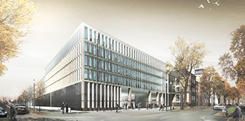 3d Visualisierung Justizzentrum Bochum für Hpp