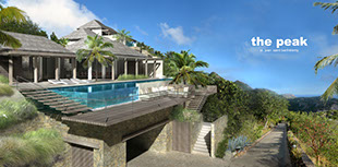 Rendering für Wolfang Ludes Villa St. Barth The Peak